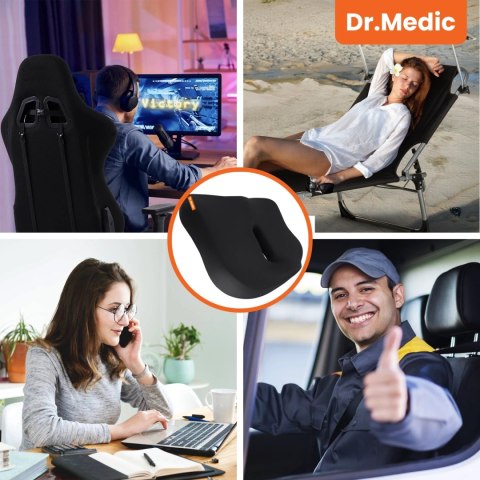 Poduszka do Samochodu na fotel DR.MEDIC SeatRest™ Ergonomiczna poduszka biurowa wsparcie kości ogonowej na krzesło siedzenie do 