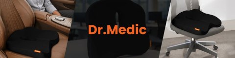 Poduszka do Samochodu na fotel DR.MEDIC SeatRest™ Ergonomiczna poduszka biurowa wsparcie kości ogonowej na krzesło siedzenie do 
