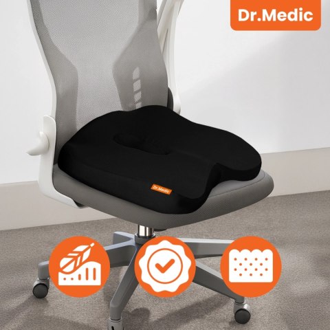 Poduszka do Samochodu na fotel DR.MEDIC SeatRest™ Ergonomiczna poduszka biurowa wsparcie kości ogonowej na krzesło siedzenie do 