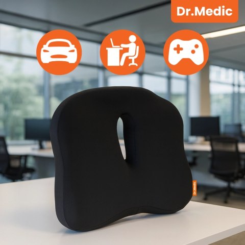 Poduszka do Samochodu na fotel DR.MEDIC SeatRest™ Ergonomiczna poduszka biurowa wsparcie kości ogonowej na krzesło siedzenie do 
