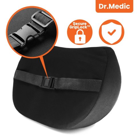 Poduszka do Samochodu pod Głowę Kark Szyję DR.MEDIC ComfortSupport™ Ergonomiczna poduszka na fotel zagłówek krzesło do auta dla 