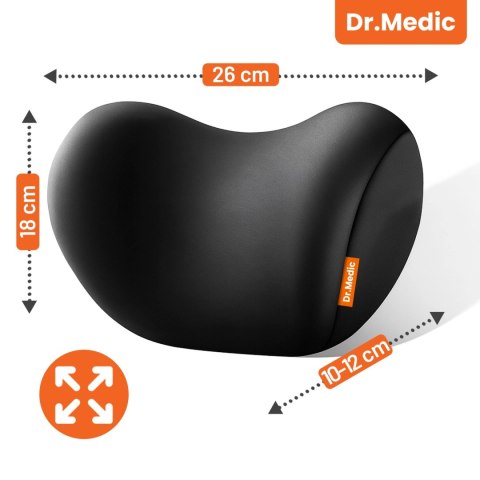 Poduszka do Samochodu pod Głowę Kark Szyję DR.MEDIC ComfortSupport™ Ergonomiczna poduszka na fotel zagłówek krzesło do auta dla 