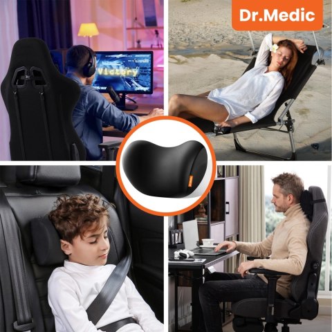 Poduszka do Samochodu pod Głowę Kark Szyję DR.MEDIC ComfortSupport™ Ergonomiczna poduszka na fotel zagłówek krzesło do auta dla 