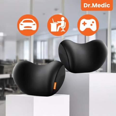 Poduszka do Samochodu pod Głowę Kark Szyję DR.MEDIC ComfortSupport™ Ergonomiczna poduszka na fotel zagłówek krzesło do auta dla 