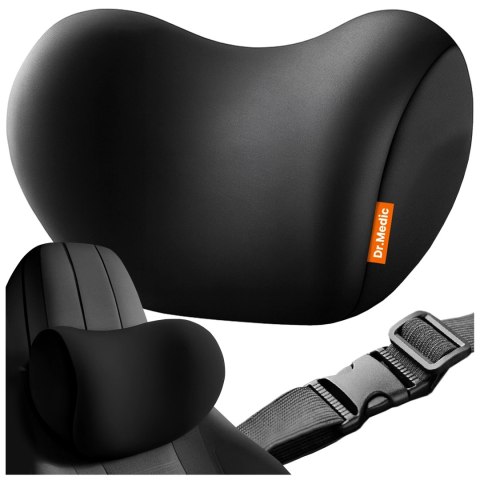 Poduszka do Samochodu pod Głowę Kark Szyję DR.MEDIC ComfortSupport™ Ergonomiczna poduszka na fotel zagłówek krzesło do auta dla 