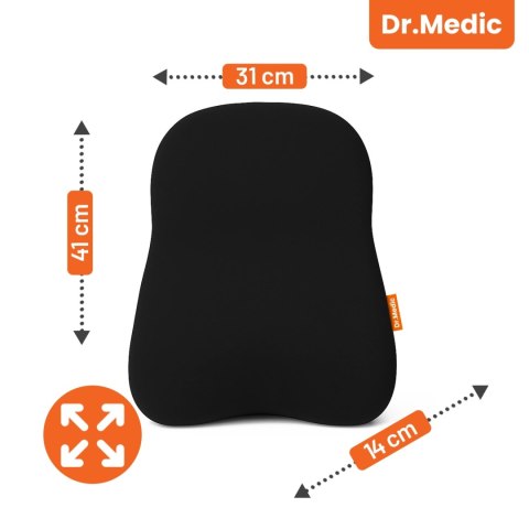 Poduszka do Samochodu pod Głowę Kark Szyję DR.MEDIC ErgoNeck™ Ergonomiczna poduszka na fotel zagłówek dla kierowcy pasażera