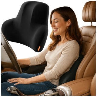 Poduszka do Samochodu pod Plecy Lędźwie DR.MEDIC ErgoDrive™ Ergonomiczna poduszka lędźwiowa na fotel krzesło do biura gaming aut