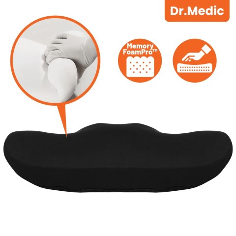 Poduszka do Samochodu pod Plecy Lędźwie DR.MEDIC ErgoDrive™ Ergonomiczna poduszka lędźwiowa na fotel krzesło do biura gaming aut