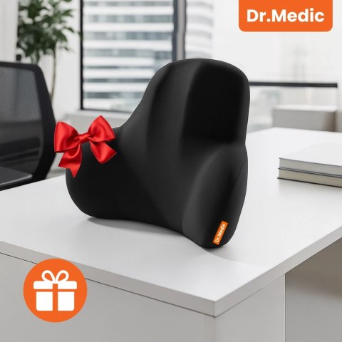 Poduszka do Samochodu pod Plecy Lędźwie DR.MEDIC ErgoDrive™ Ergonomiczna poduszka lędźwiowa na fotel krzesło do biura gaming aut