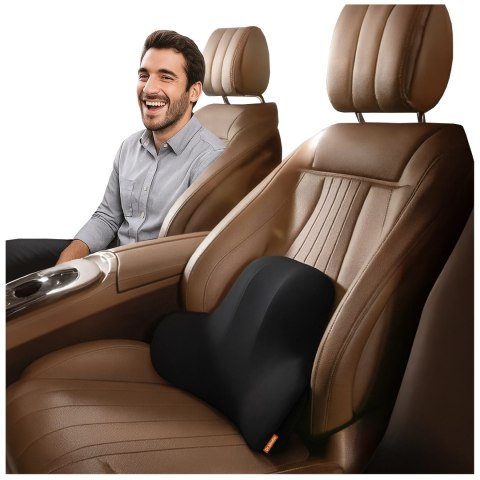 Poduszka do Samochodu pod Plecy Lędźwie DR.MEDIC ErgoDrive™ Ergonomiczna poduszka lędźwiowa na fotel krzesło do biura gaming aut