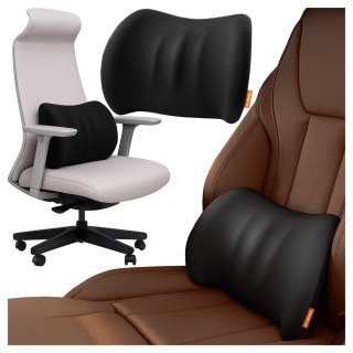 Poduszka do Samochodu pod Plecy Lędźwie DR.MEDIC LumbarRelax™ Ergonomiczna poduszka lędźwiowa na fotel krzesło do auta dla kiero