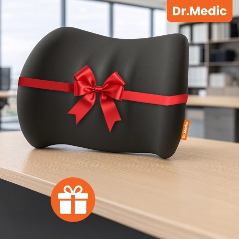 Poduszka do Samochodu pod Plecy Lędźwie DR.MEDIC LumbarRelax™ Ergonomiczna poduszka lędźwiowa na fotel krzesło do auta dla kiero