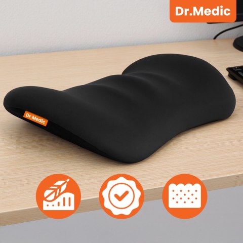 Poduszka do Samochodu pod Plecy Lędźwie DR.MEDIC LumbarRelax™ Ergonomiczna poduszka lędźwiowa na fotel krzesło do auta dla kiero