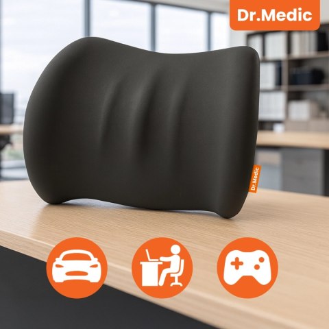 Poduszka do Samochodu pod Plecy Lędźwie DR.MEDIC LumbarRelax™ Ergonomiczna poduszka lędźwiowa na fotel krzesło do auta dla kiero
