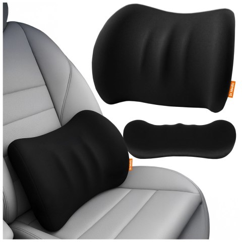 Poduszka do Samochodu pod Plecy Lędźwie DR.MEDIC LumbarRelax™ Ergonomiczna poduszka lędźwiowa na fotel krzesło do auta dla kiero