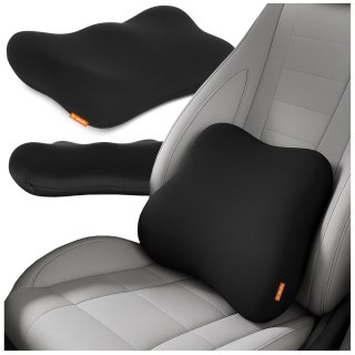 Poduszka do Samochodu pod Plecy Lędźwie DR.MEDIC TravelComfort™ Ergonomiczna poduszka lędźwiowa na fotel krzesło biurowa do auta