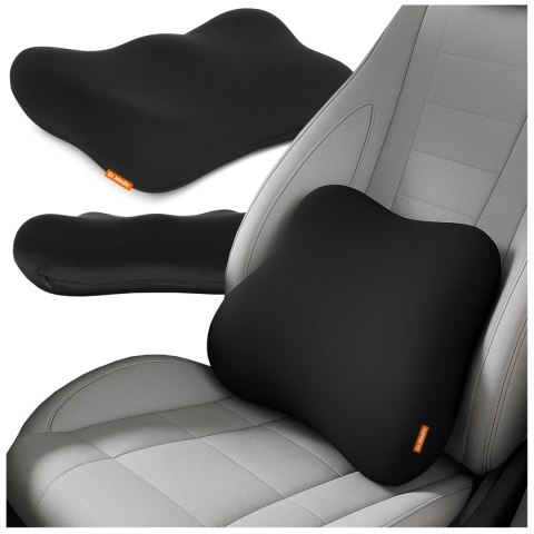 Poduszka do Samochodu pod Plecy Lędźwie DR.MEDIC TravelComfort™ Ergonomiczna poduszka lędźwiowa na fotel krzesło biurowa do auta