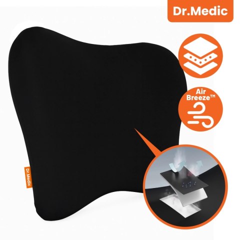 Poduszka do Samochodu pod Plecy Lędźwie DR.MEDIC TravelComfort™ Ergonomiczna poduszka lędźwiowa na fotel krzesło biurowa do auta
