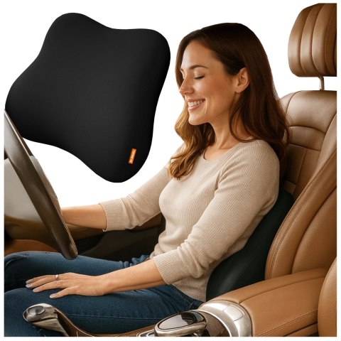 Poduszka do Samochodu pod Plecy Lędźwie DR.MEDIC TravelComfort™ Ergonomiczna poduszka lędźwiowa na fotel krzesło biurowa do auta