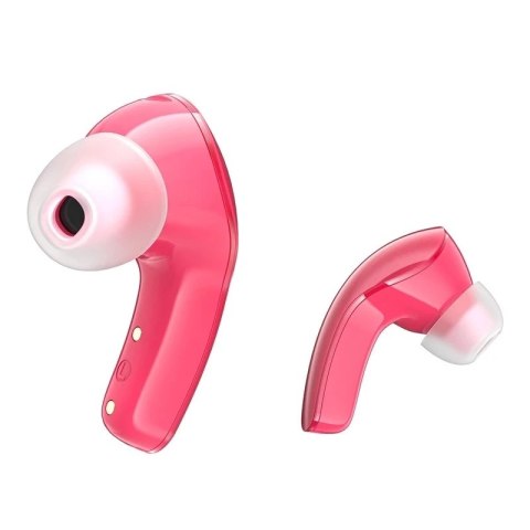 Słuchawki Acefast T9 Bluetooth 5.3 LED IPX4 - Douszne, Czerwone