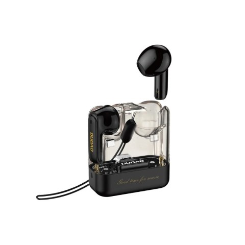 Słuchawki TWS Dudao U18Pro Bluetooth 5.3 - Przezroczyste, LED, Czarny