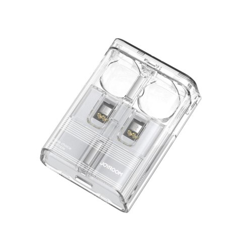 Słuchawki TWS Joyroom JR-TC1 IceLens Series Bluetooth 5.3 LED - Białe