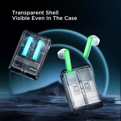 Słuchawki TWS Joyroom JR-TC1 IceLens Series LED Bluetooth 5.3 - Czarne