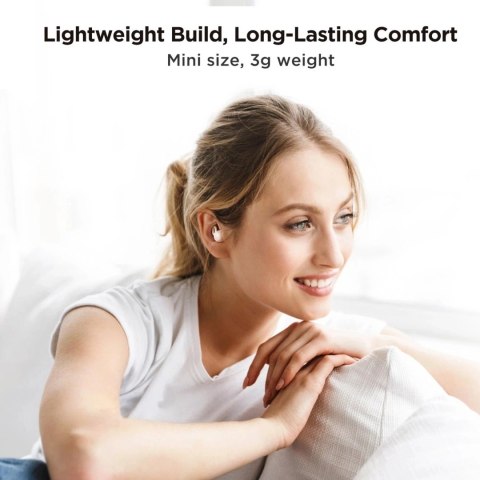 Słuchawki TWS Joyroom JR-TS1 Cozydots Series Bluetooth 5.3 ANC - Białe