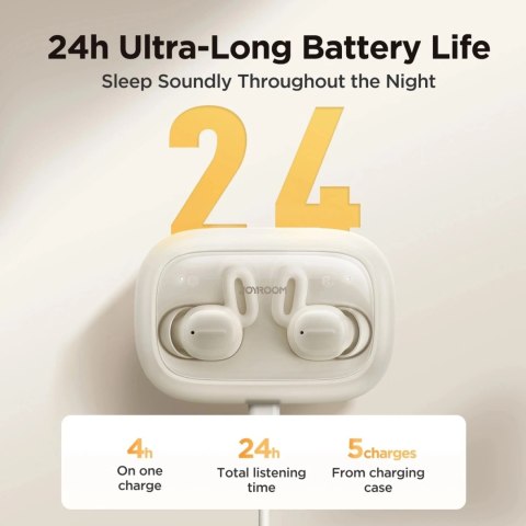 Słuchawki TWS Joyroom JR-TS1 Cozydots Series Bluetooth 5.3 ANC - Czarne