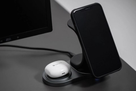 Słuchawki bezprzewodowe douszne BT 5.3 Forcell F-Audio TWS Clear Sound białe