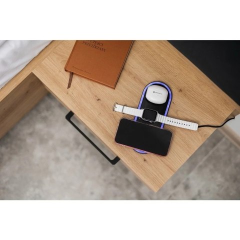 Słuchawki bezprzewodowe douszne BT 5.3 Forcell F-Audio TWS Clear Sound białe