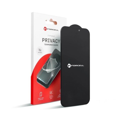Szkło hartowane do iPhone 14 Pro Forcell Privacy Glass czarne 9H
