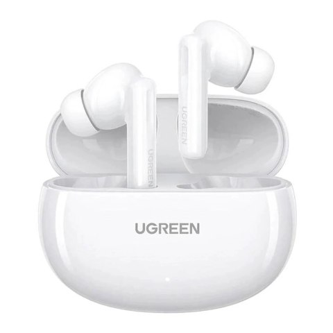 UGREEN HITUNE T6 SŁUCHAWKI ANC BT 5.3 IPX5 USB-C BIAŁE + KABEL