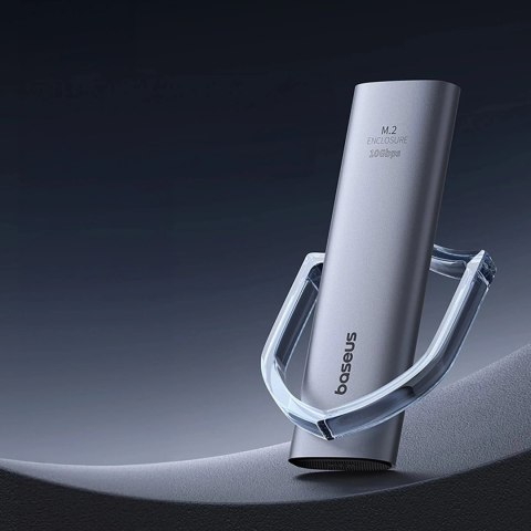 Baseus FlyJoy M.2 NVMe 10 Gb/s SSD Enclosure - szara obudowa do 8 TB