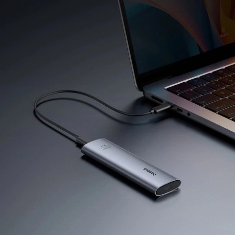 Baseus FlyJoy M.2 NVMe 10 Gb/s SSD Enclosure - szara obudowa do 8 TB