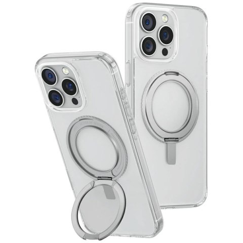 Etui UNIQ Swivix 360 Rotating Kickstand Transparent do iPhone 16 Pro Max