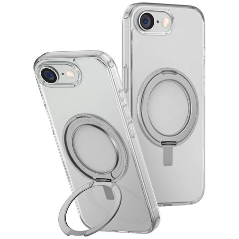 Etui UNIQ Swivix 360 Rotating Kickstand do iPhone 16e - bezbarwne