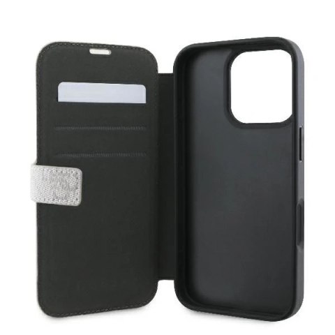 Guess 4G Metal Logo Book Case iPhone 16 Pro Max - Pink ze standem