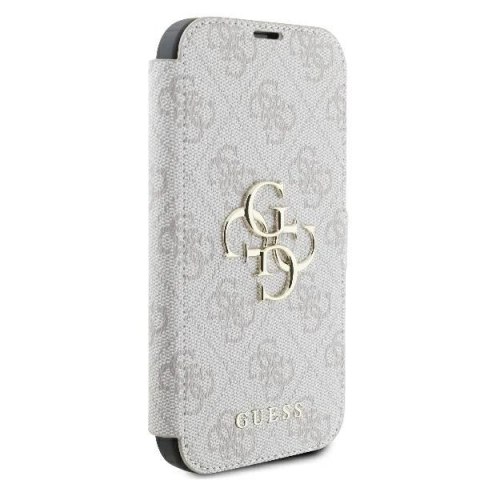 Guess 4G Metal Logo Book Case iPhone 16 Pro Max - Pink ze standem