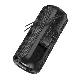 Hoco przenośny głośnik Bluetooth 5.4 2×8 W 1500 mAh FM/TF/AUX - czarny