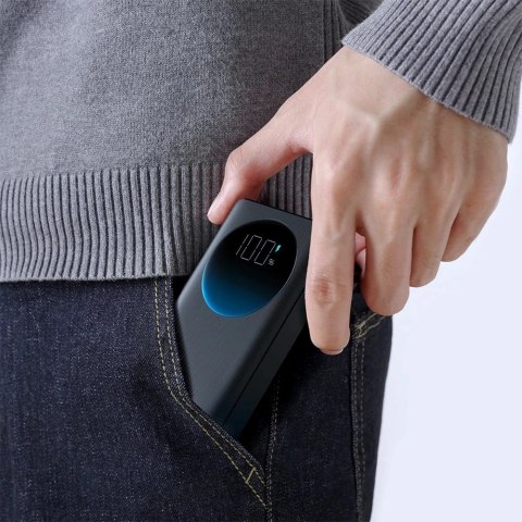 Joyroom JR-PBF01 Powerbank 10000 mAh 30 W PD + latarka + etui - czarny