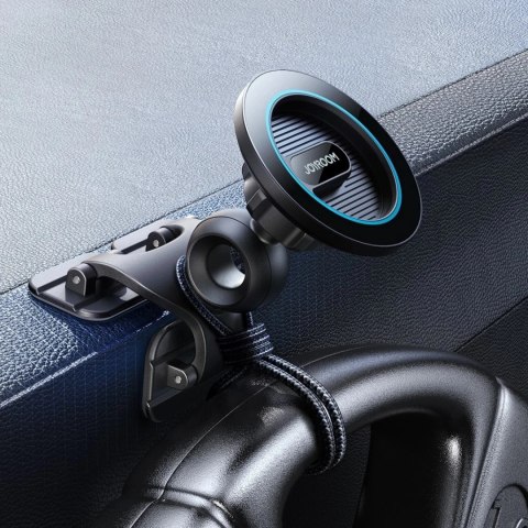 Joyroom JR-ZS366 magnetyczny uchwyt na deskę rozdzielczą z 360° obrotem - czarny