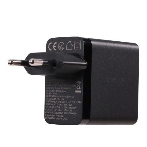 Joyroom TCG02 GaN 67W - szybka ładowarka 2× USB-C + 2× USB-A + kabel 100W