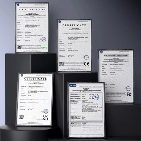 Joyroom TCG02 GaN 67W - szybka ładowarka 2× USB-C + 2× USB-A + kabel 100W