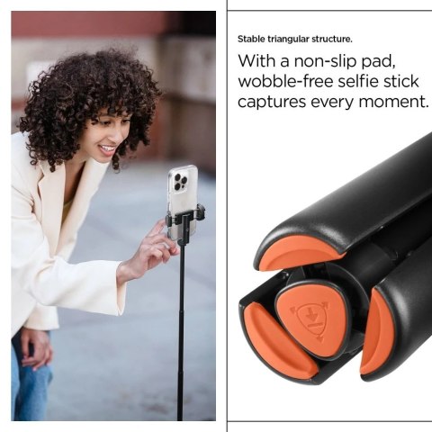 Kijek do selfie Spigen S541W Tripod 146 cm z pilotem Bluetooth & statywem