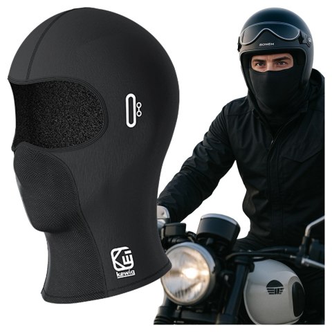 Kominiarka Motocyklowa Kewig Oddychająca i Wiatroszczelna, Pod Kask na Motor i Skuter, Szybkoschnąca, Odprowadzająca Wilgoć, Ant
