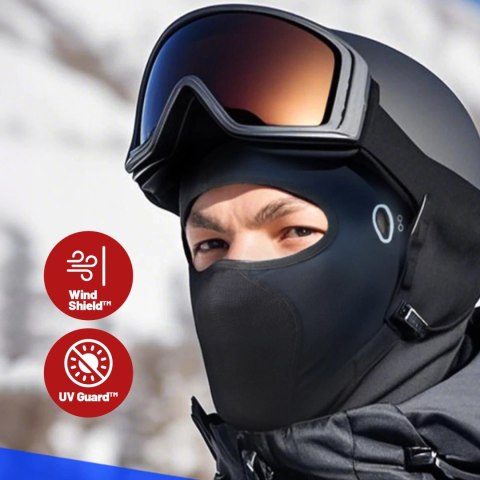 Kominiarka Motocyklowa Kewig Oddychająca i Wiatroszczelna, Pod Kask na Motor i Skuter, Szybkoschnąca, Odprowadzająca Wilgoć, Ant