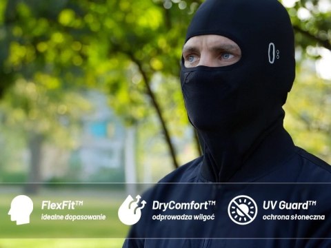 Kominiarka Motocyklowa Kewig Oddychająca i Wiatroszczelna, Pod Kask na Motor i Skuter, Szybkoschnąca, Odprowadzająca Wilgoć, Ant