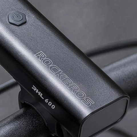 Lampka rowerowa Rockbros RHL600 LED 600 lm IPX6 - czarna