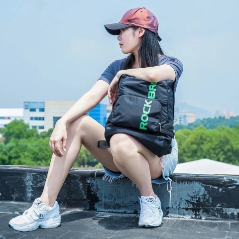 Plecak Rockbros H10-BK 18 l składany, ergonomiczny - czarny